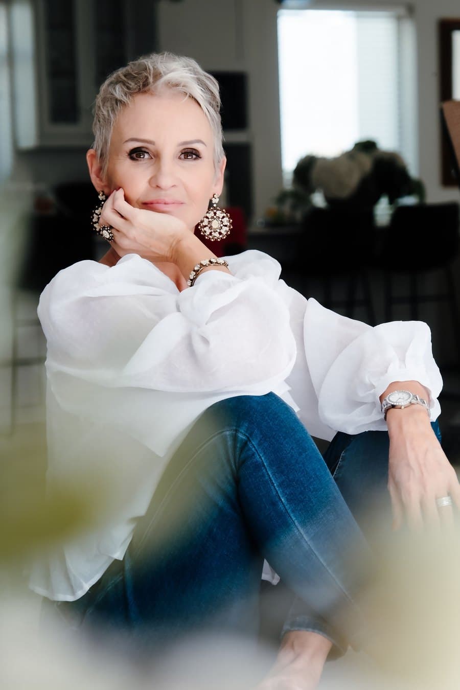 Linda Paige editorial portrait — South African roots, 37 years in global business